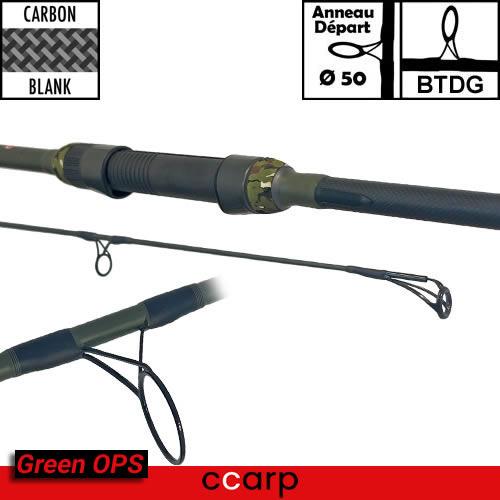 Canne Green OPS 50mm 12′ 3.5lbs